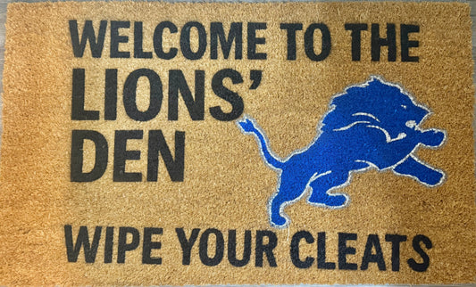 🏈 Sports Custom Welcome Mat